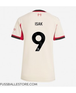 Günstige Liverpool Alexander Isak #9 Auswärtstrikot Damen 2025-26 Kurzarm